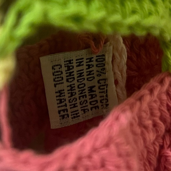 CeliaB Dress Celia B Folke Crochet Patchwork Granny Square Mini Sz S‎ - Picture 8 of 8